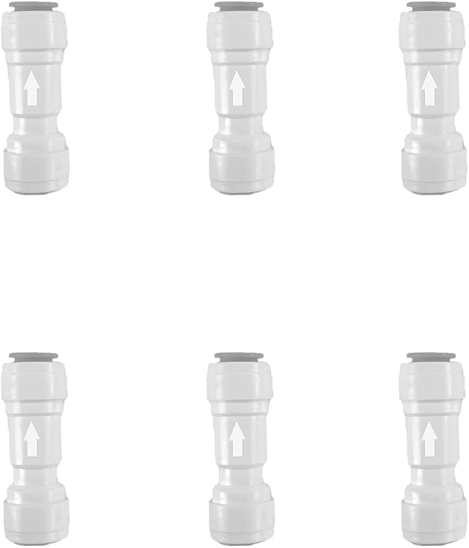 NSF 1/4" One Way Check Valve for Water Line 1/4" Reverse Osmosis Water Filter by Unknown
