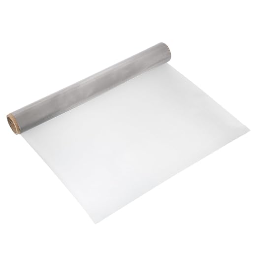 uxcell 150 Mesh 48" x 16" Woven Wire Mesh, 304 Stainless Steel Air Vent Filter by uxcell
