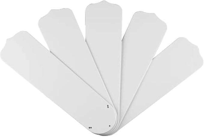 Ciata 52-Inch White ABS Outdoor ceiling fan Replacement Fan Blades -5 Pack by Ciata