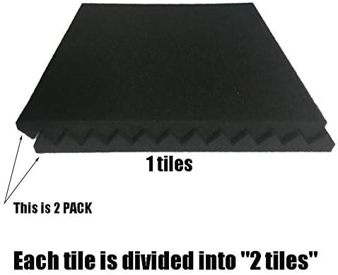 96 Pack Allxinlog Absorb the echo Acoustic Foam Panel Wedge Studio - Image 7