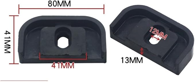 4 PCS Air Conditioner Outdoor Unit Vibration Damping Rubber Pad Foot Pad - Image 2
