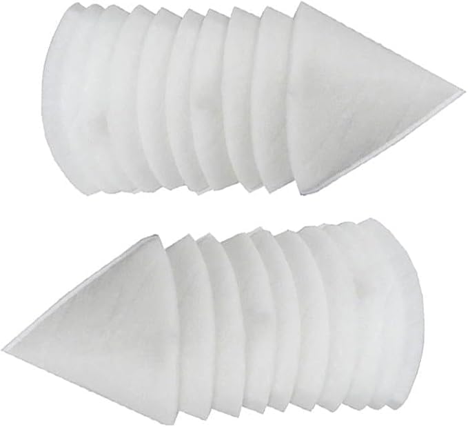 20-Pack Cone Exhaust Air Filters G4 Class 180mm Length by Unknown