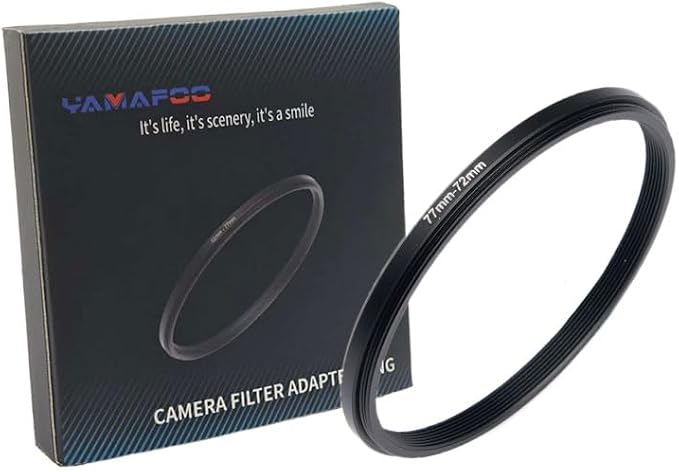 72mm to 82mm Step-up Adapter Rings, Step Up Ring, Step-Down Rings Filter Ring by YAMAFOO