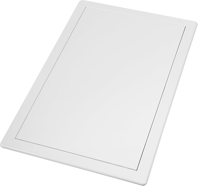 Vent Systems White ABS Plastic Access Panel 10 x 16 Inch (Opening) - Access Door for Drywall, Wall, Ceiling - Electrical, Plumbing Service Wall Hole Cover - Inspection Door - 11 x 16.5 Inch (Outer)