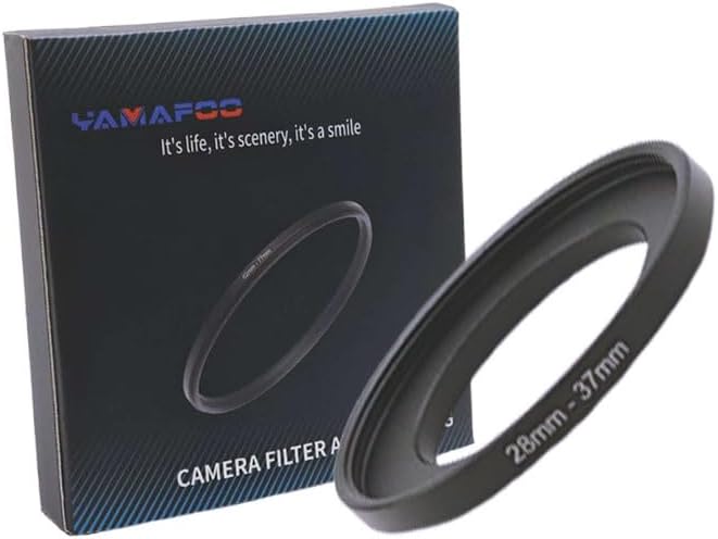YAMAFOO 28mm to 37mm Step-Up Ring/Step Down Rings Filter Adapter by YAMAFOO