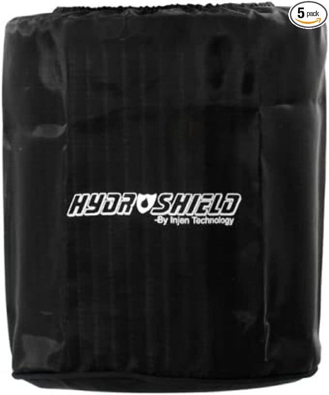 Injen Technology X-1037BLK Black Hydro-Shield Pre-Filter 5 Pack by Injen+Technology