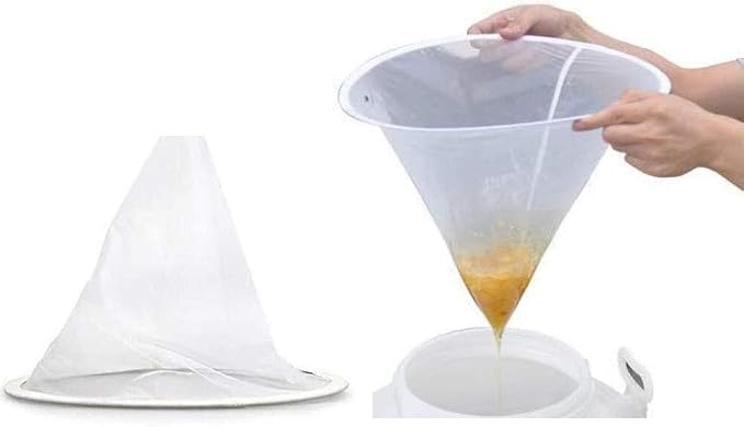 Honey Strainer Filter 2pcs Net Screen Food Filter Apiary Equipment Extraction by Unknown