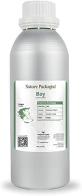 Bay Essential Oil - Direct from Greece - Steam Distilled - Laurel for Aromatherapy, Massage, Diffuser, DIY Candle and Soap Making - 2lbs