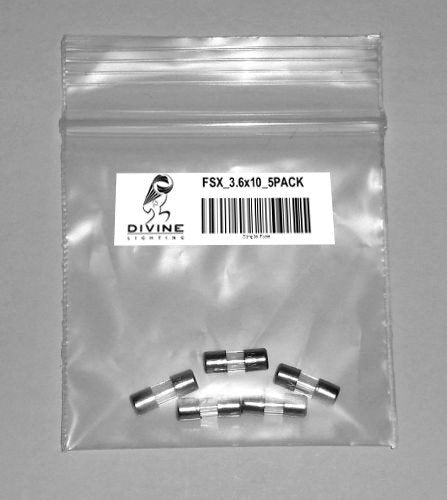 5 Qty. 3.6x10mm 5A Fast Blow Fuse FA 5 Amp 250v Mini Micro - Image 4