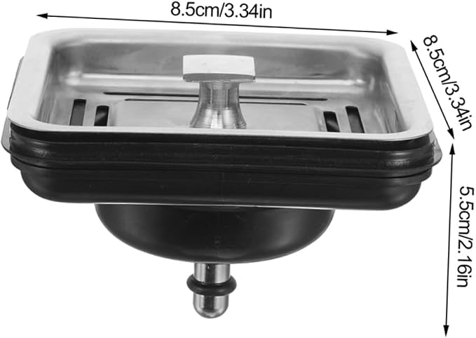 Mipcase 2Pcs Kitchen Sink Drain Strainer and Stopper - Image 2