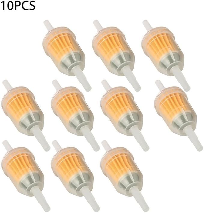 Inline Plastic Fuel Filters Set 10 Pieces - Image 2