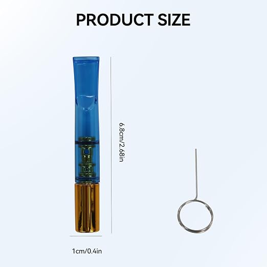 Cigarette Filter with Five Times Gold Coating, Clean Tar Tobacco Filter with - Image 2
