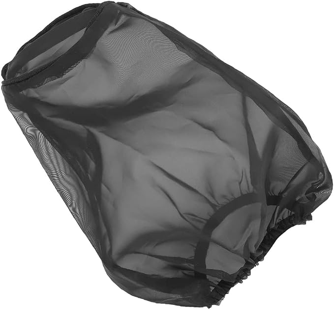 Black Air Intake Filter Sock Cover, Air Cleaner Protective Cover, Motorcycle - Image 3