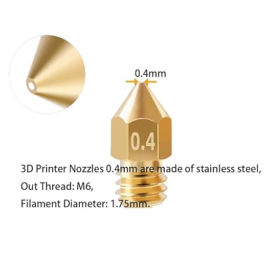 16Pcs Ender 3 Nozzles 0.4mm, MK8 Extruder Nozzles 0.4mm Compatible - Image 6