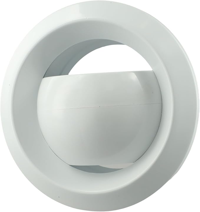 ABS Round Air-Conditioning Exhaust Vents, 360 Degree Rotating Spherical Jet - Image 8