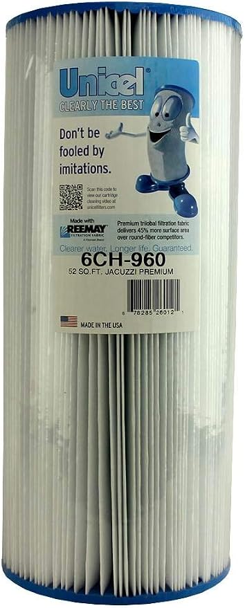Unicel 6CH-960 52 Square Foot Media Replacement Hot Tub Spa Filter Cartridge - Image 2