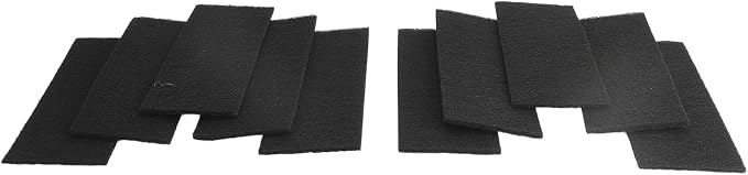 10 Pack Ceiling Fan Blade Air Purifier Pads, Self Adhesive Activated Carbon - Image 2