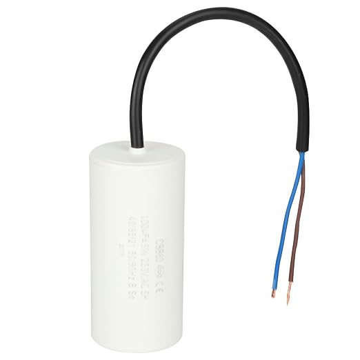 CBB60 Run Capacitor with Wire Lead 250V AC 100uF 50/60Hz Run Round Capacitors - Image 2