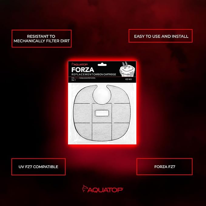 Aquatop Replacement Carbon Cartridges – Fits Forza FZ7 Canister Filters – - Image 4