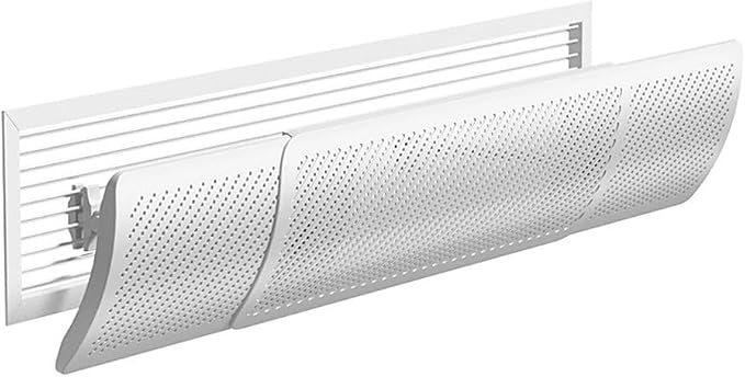 Flexible Central Ac Deflector Ceiling Vents 58.5 to 95.5cm White Windshield - Image 3