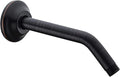 BESTILL Wall Mounted 8 Inch Shower Head Arm, Shower Arm and Flange Included, Oil Rubbed Bronze