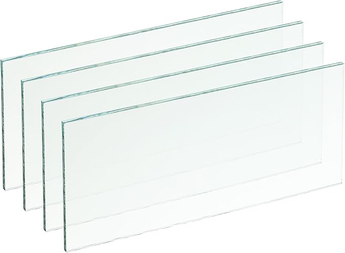PATIKIL Welding Len 4-1/4"x 2", 4 Pack Hardened Glass Filter Plates Covers by PATIKIL