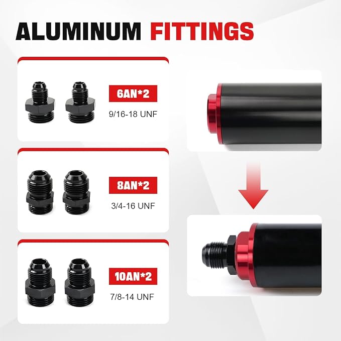 BARTOO 100 Micron Inline Fuel Filter - Image 5