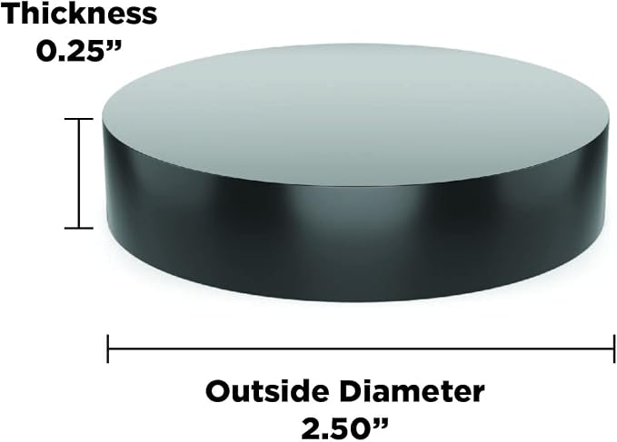 Isolate It: Sorbothane Vibration Isolation Circular Disc Pad .25" Thick x 2.5" - Image 2