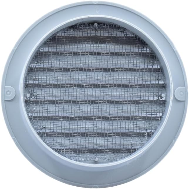 VENTS-US - 4" Round Light Grey Plastic Vent Cover - Image 4