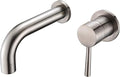 SUMERAIN Tub Faucet Brushed Nickel Wall Mount Bathtub Faucet Single Handle with Rough-in Valve