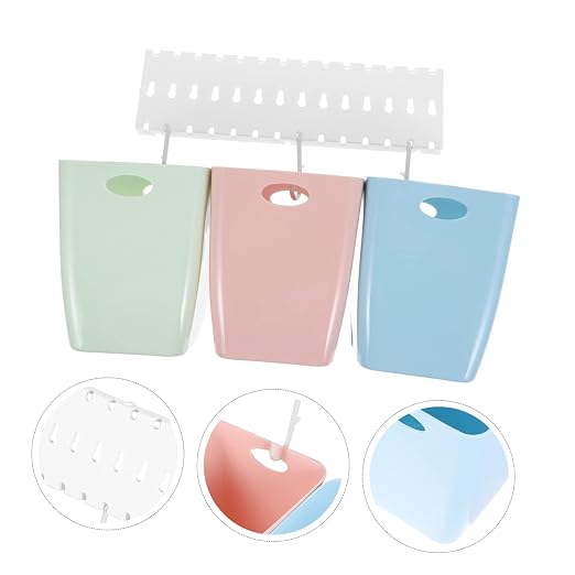 1set Wall-Mounted Sorting Trash Bin Space-Saving Recyclable Garbage Bins - Image 9