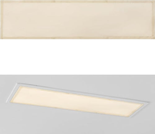 1 Pc 1 x 4 ft Magnetic Fluorescent Light Covers Fabric Ceiling Light Filter by Wowangce