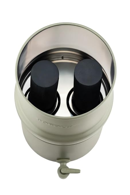 Boroux Compact Gravity-Fed Countertop Stainless Steel Water Filter System | 1.8 - Image 2