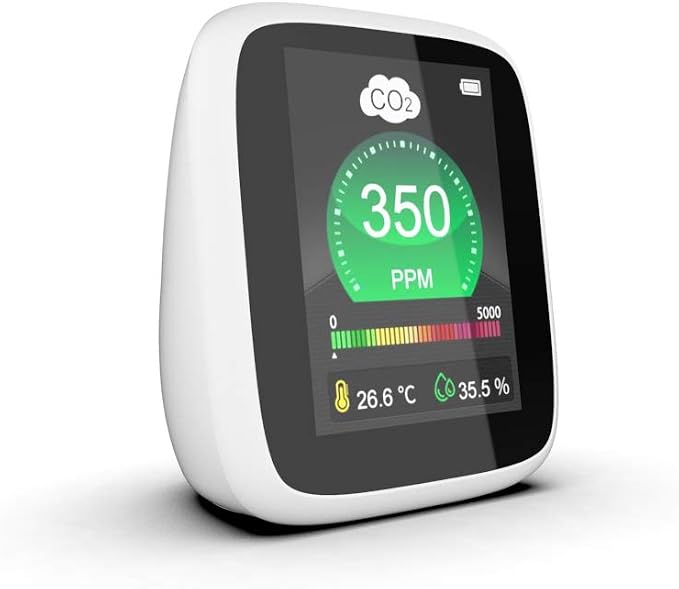 CO2 Carbon Dioxide Air Quality Monitor, Pollution & Ventilation Meter, Tester; - Image 3