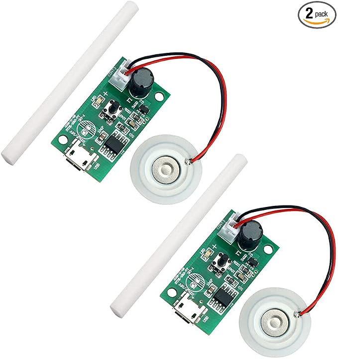 Acxico 2Pcs 5V Mini USB Humidifier Air Purifier Circuit Board Driver by Acxico