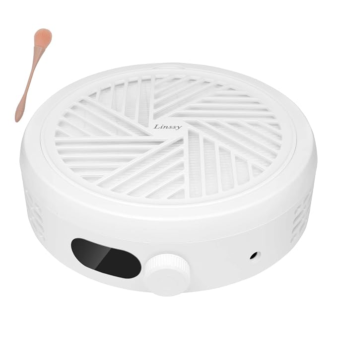 Nail Dust Collector, Compact & Quiet Manicure Vacuum by Linssy