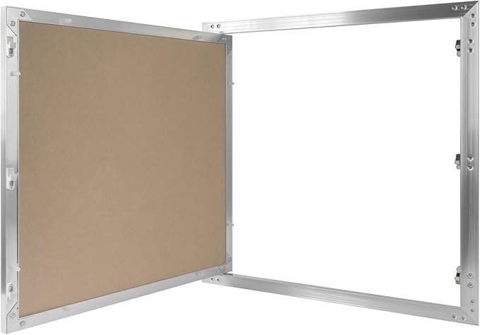 20" x 20" Inch Aluminum Drywall Access Panel - Service Shaft Door - Plumbing, Electricity, Heating, Alarm Wall Inspection hatch for Drywall - Bathroom Service Access Hole Cover