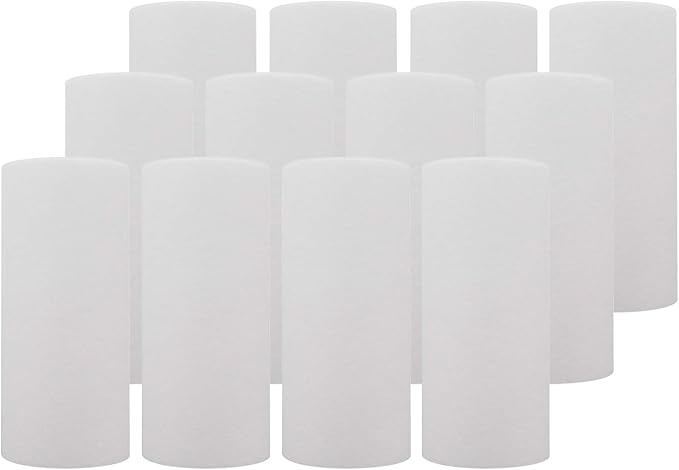 Tier1 20 Micron 10 Inch x 4.5 Inch | 12-Pack Spun Wound Polypropylene Whole by Tier1