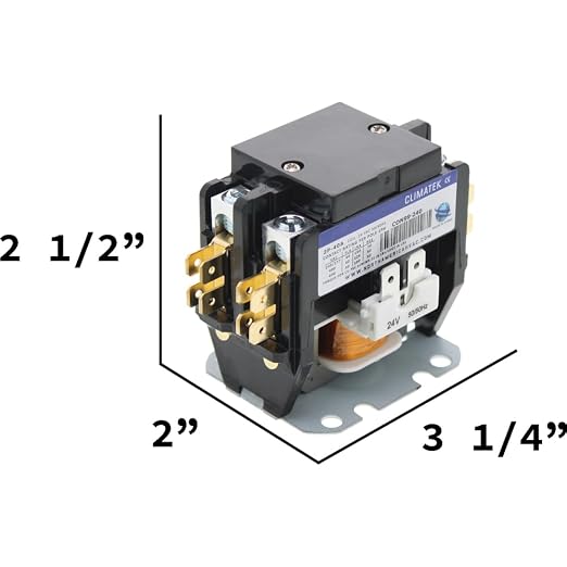 2 Pole AC Contactor, Generic Heavy Duty 40Amp 24V Coil Air Conditioner - Image 4