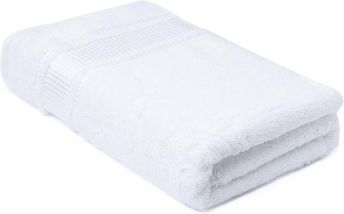 Melissa Linen, Fingertip Towels 4 Pack, 100% Turkish Cotton, Small Hand Towels for Body and Face, 12 x 18 in, Soft and Absorbent, Quick Dry, (White Fingertip Hand Towels)