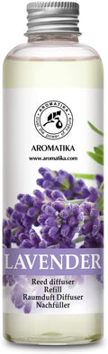 Lavender Reed Diffuser Refill 6.8 Fl Oz - Lavanda Refill - Room Fragrance Diffuser w/Natural Essential Lavender Oil - Reed Diffuser Oil Refill for Spa - Aromatherapy - Home - Bath - Restaurant