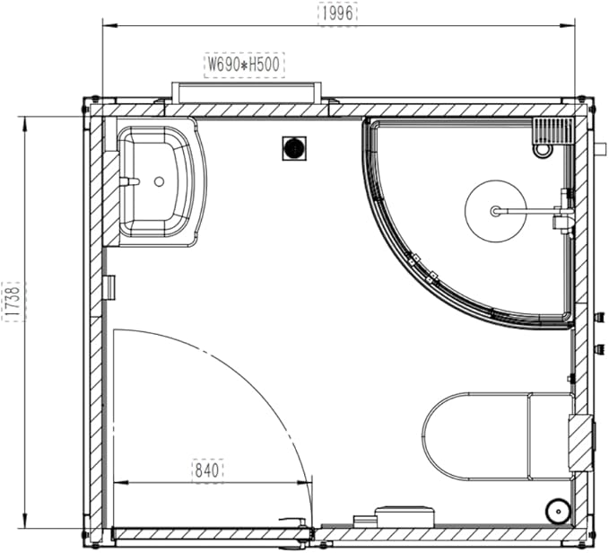 Outdoor Portable Restroom, Mobile Toilet