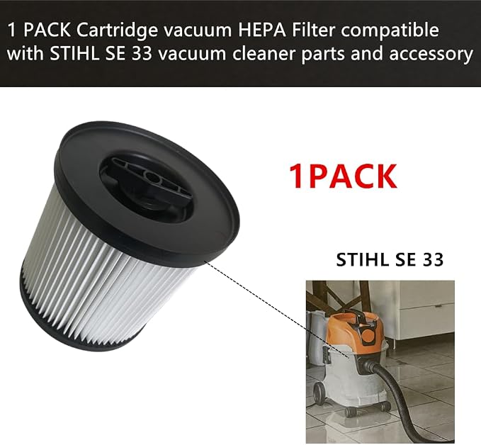 1 PACK Ruiqiwei Cartridge vacuum HEPA Filter compatible - Image 4
