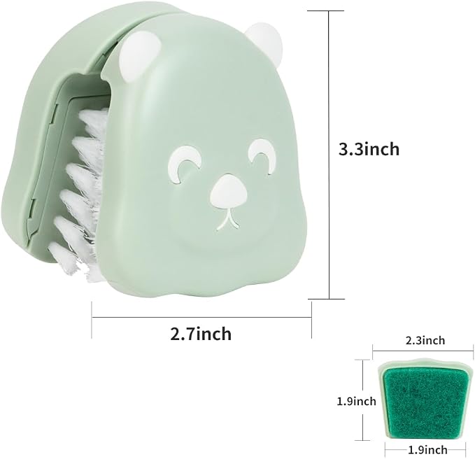 CQT BladeBrush Knife and Cutlery Cleaner Brush Bristle Scrub Kitchen Washing - Image 2