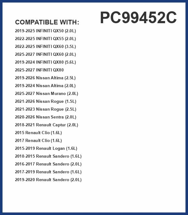 PG PC99452C Activated Charcoal Cabin Air Filter | Fits 2021-2026 Nissan Rogue - Image 3