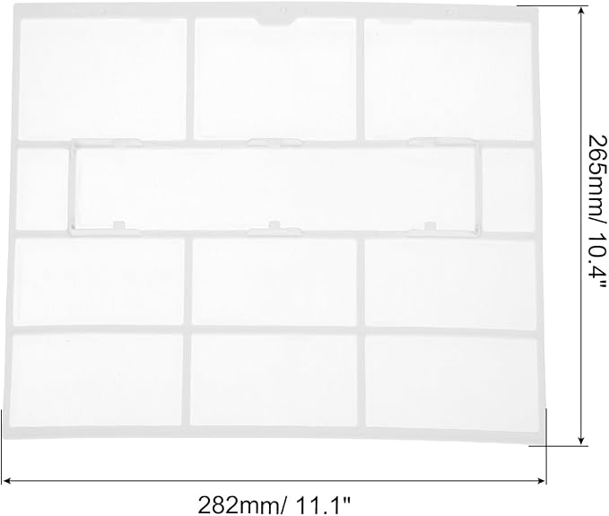 PATIKIL Air Conditioner Filter Replacement 282mm x 265mm, Plastic Air Filtering - Image 2