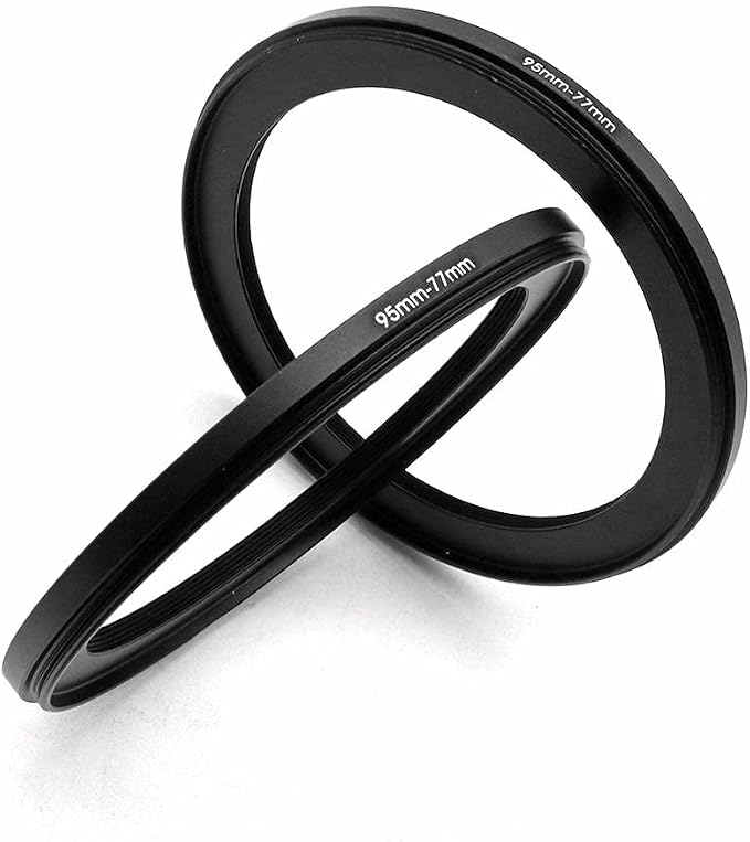 95 to 77mm Metal Step Rings, 95mm to 77mm Step Down Ring Filter Ring Adapter - Image 2