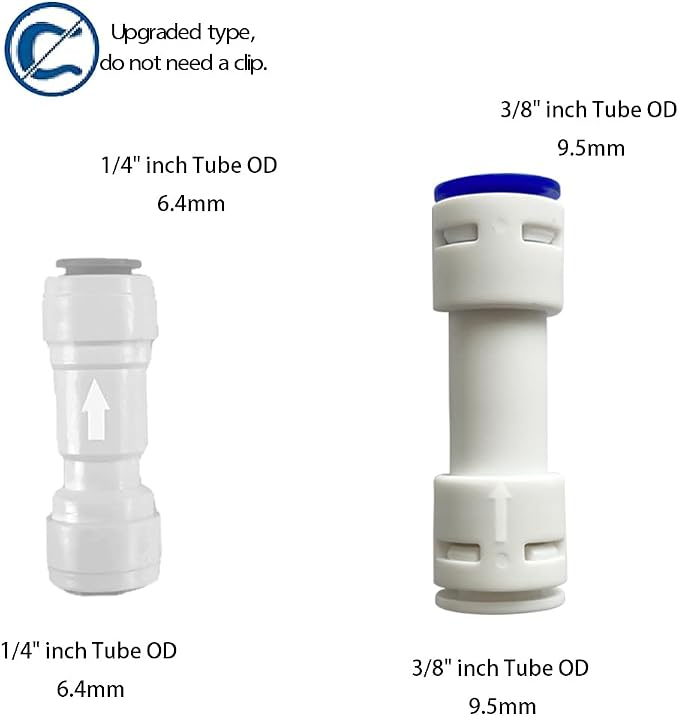 NSF 1/4" & 3/8" One Way Check Valve - Image 2