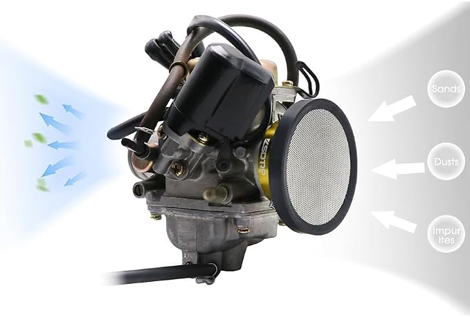 Carburetor Carb Velocity Stack 44mm Air Cleaner Filter Modified Trumpet - Image 5