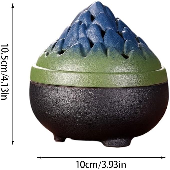 Incense Holder Ceramic Incense Burner Indoor Incense Agarwood Sandalwood Box - Image 2